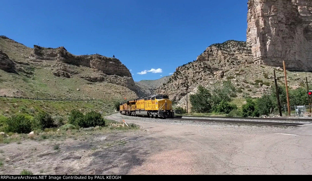 UP 6900 Has Reached Soldier Summit and is On Her Decent Towards UP Helper, Utah.